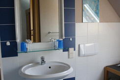 Badezimmer beim Doppelzimmer