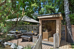 DorfinderStadt-Chalet-Edelweiß-Garten