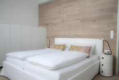 Bedroom with double- and single bed - ground floor