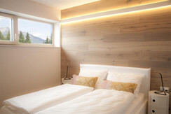 Bedroom on the basement floor