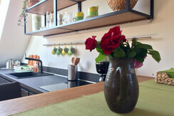 Die Mansarde Küchenbereich