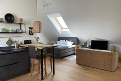 Die Mansarde Wohlfühlbereich