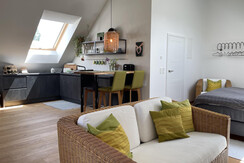 Die Mansarde Essbereich