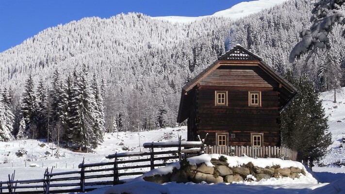 Hütte Winter