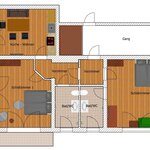 Photo of Apartment, shower, toilet, 2 bed rooms