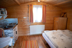 Wohnraum im Ferienhäusen Grünjackl