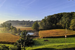 Herbstblick vom Dachgeschoss