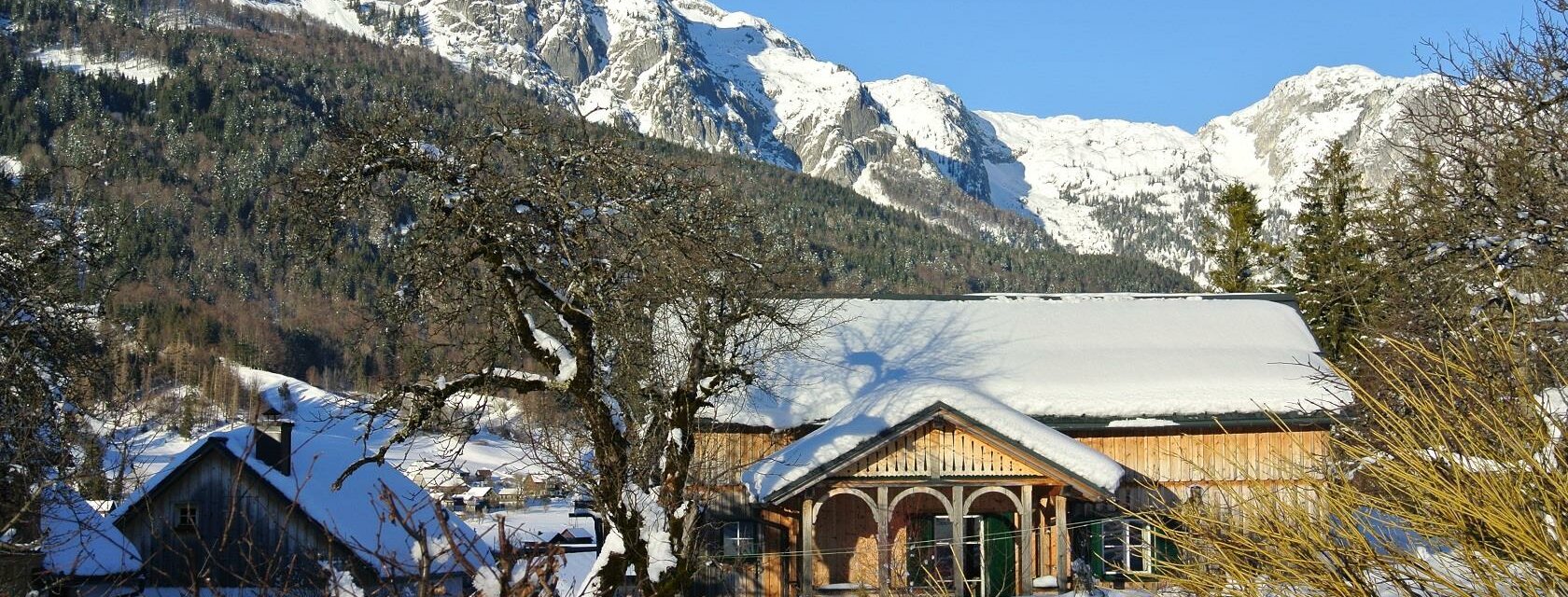 Ferienhaus Steinegger, Grundlsee, Winteransicht