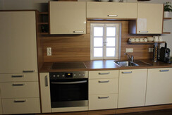 voll ausgestattete Küche Ferienhaus Riegelnegg