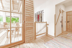 Stiegenaufgang mit Kindersicherung auf Wunsch