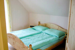 Ferienhaus Tropper Bett