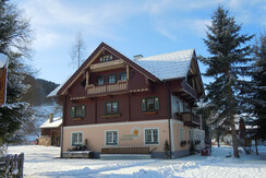 Das Ferienhaus Tschernitz im Winter