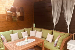 Ferienhaus Wohlmut Sitzecke