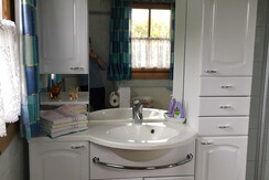 Ferienhaus Wohlmut Badezimmer