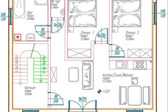Gästehaus Gindl_Fewo Kulm_Plan