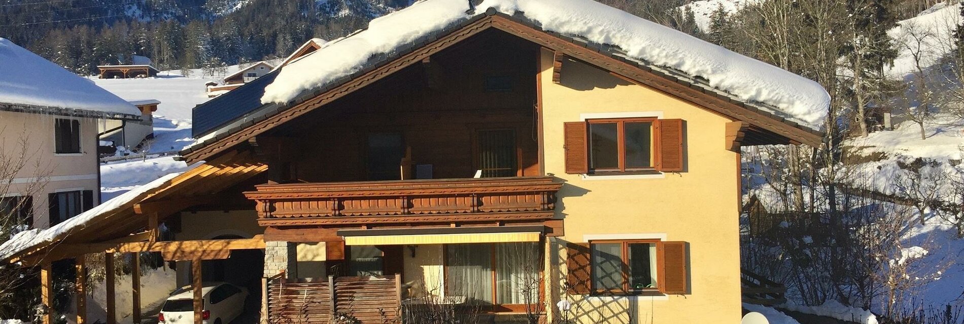 Ferienwohnung Haus Kogler - Hausfoto Winter