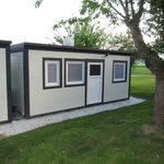 Photo of Mobile home, shower and bath, toilet, facing the garden | © Ferienwohnungen Köckhausen