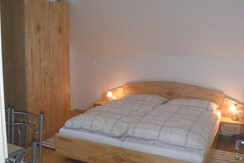 Ferienwohnung Poltnigg App. südseitig Bett