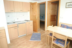 Küche im Apartment Wieser-Vollmaier