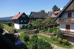 Blick vom Balkon
