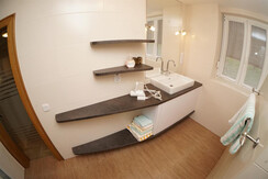 Ferienwohnung Sonnenblume, Badezimmer