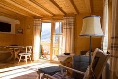 Paradies am See, Grundlsee, Sitzecke mit Ausblick