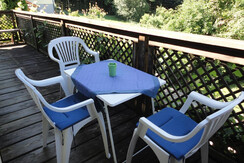 Balkon für die Appartements