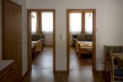 barrierefreier Zugang zu den Schlafzimmern