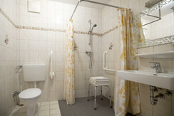 barrierefreier Sanitärbereich