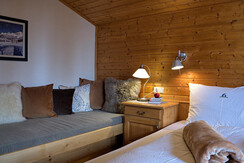 Appartement 2 - Einzelbett als Sofa