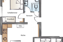 Grundriss Appartement 3