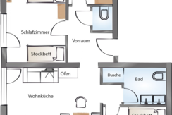 Grundriss Appartement 2