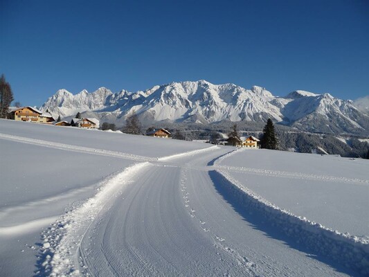 Haus Winterlandschaft