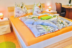 Bedroom with balcony