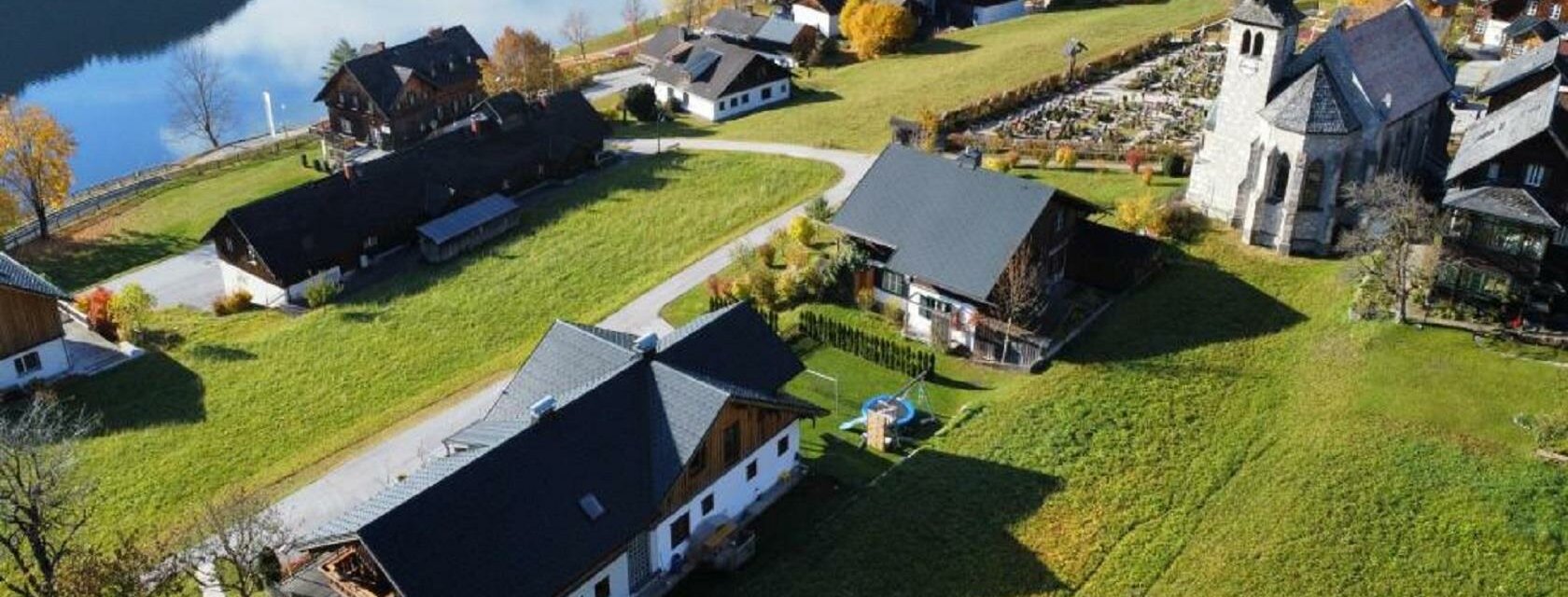 Haus Fuchs, Grundlsee, Luft Hausansicht