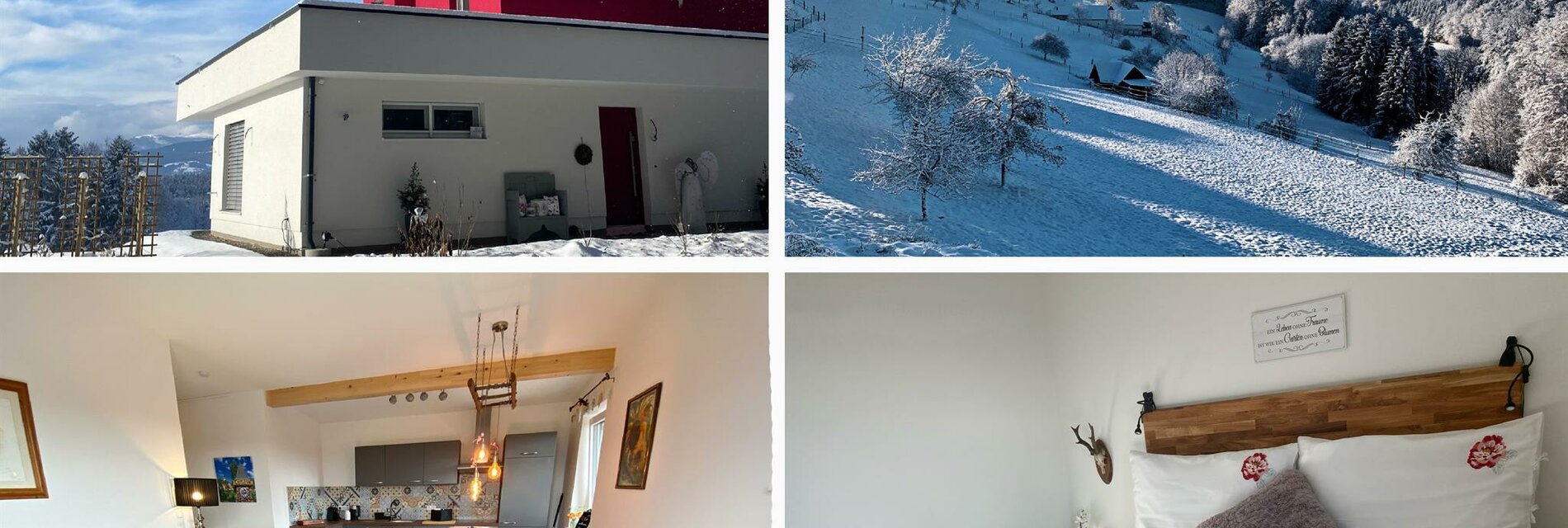 Unsere Ferienwohnung in Lannach im Winter