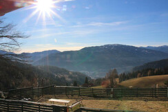 Blick vom Balkon