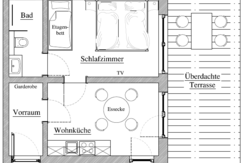 Grundriss Appartement