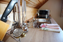 Großes Appartement Zimmer 3 Arbeitsplatte