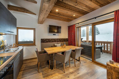 Wohnküche Terrasse Hoamelig