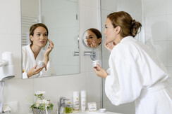 Freundliches Badezimmer