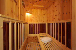 Infrarotkabine in der Suite