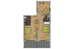 Skizze Appartement-Suite Planai