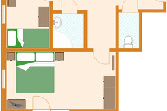 Hotel Pension Schwarzenhof - Familienzi. Grundriss