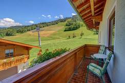 Balkon mit Blick zur "Finale Grande"