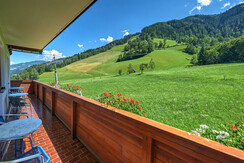 Balkon mit Blick auf die "Finale Grande"