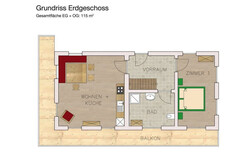 Knappenhof Lannacherhaus Grundriss EG