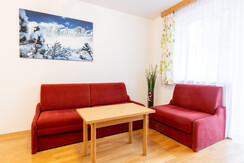 Living room / sleeping couches