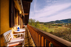 Landhaus 10 Balkonaussicht