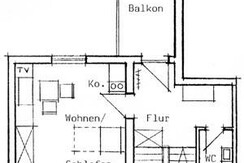 Skizze Wohnung